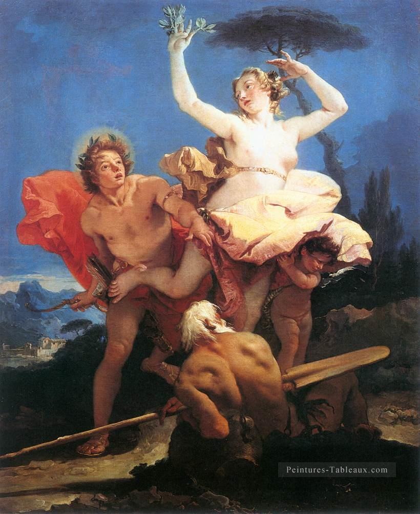 Apollon et Daphne Giovanni Battista Tiepolo Peintures à l'huile